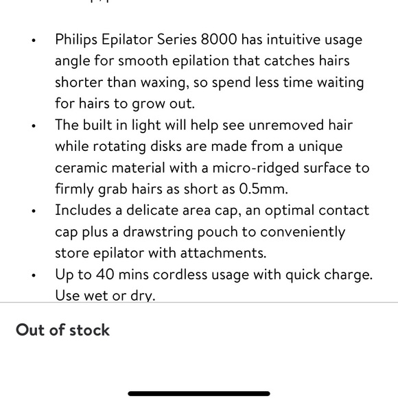 Philips Epilator Series 8000 (BRE700) NIB never opened - Picture 9 of 9